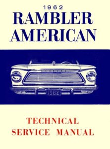1962 AMC American, Rambler Factory Shop Service Manual