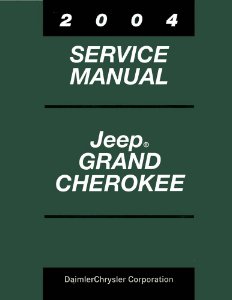 2004 Jeep Grand Cherokee Factory Shop Service Manual