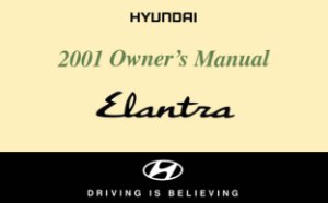 2001 Hyundai Elantra Owner's Manual