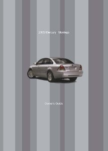 2005 Mercury Montego Owner's Manual