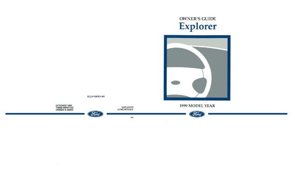 1999 Ford Explorer Owner's Manual