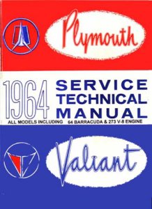 1964 Plymouth All Models Factory Shop Service Manual
