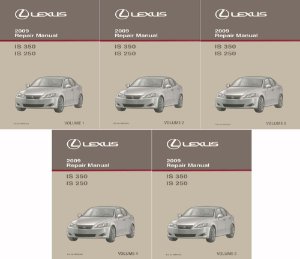 2009 Lexus IS 350 IS 250 Factory Shop Service Manual