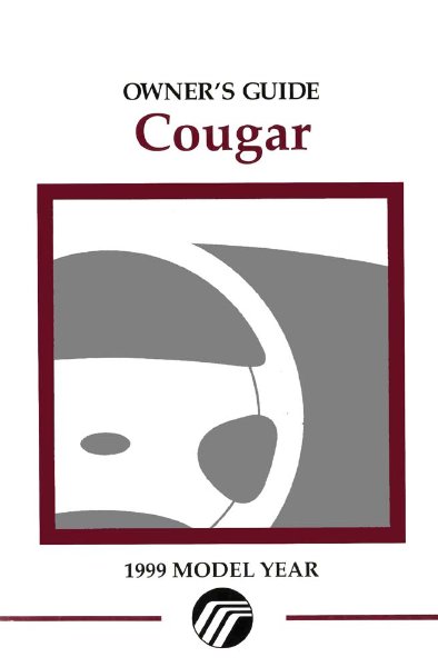 1999 Mercury Cougar Owner's Manual