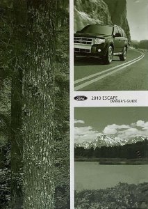 2010 Ford Escape Owner's Manual