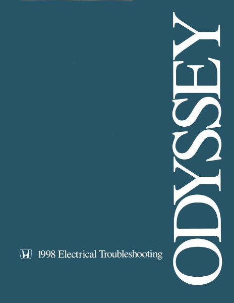 1998 Honda Odyssey Factory Shop Service Manual
