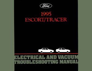 1995 Ford Escort, Tracer Wiring Diagrams Manual