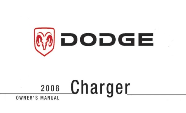 2008 Dodge Charger Owner's Manual