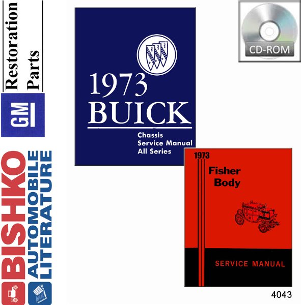 1973 Buick ALL MODELS FISHER BODY Factory Shop Service Manual