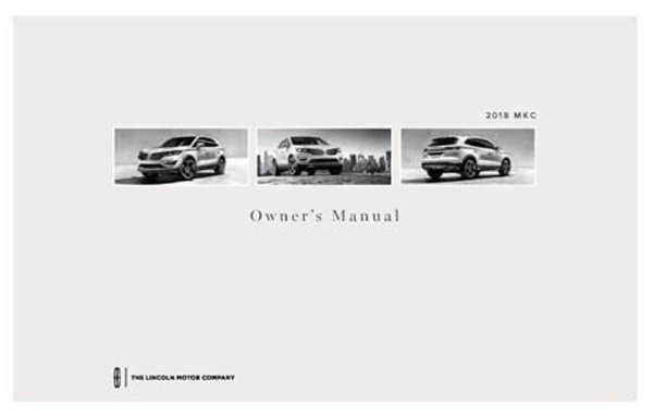 2018 Lincoln MKC Owner's Manual