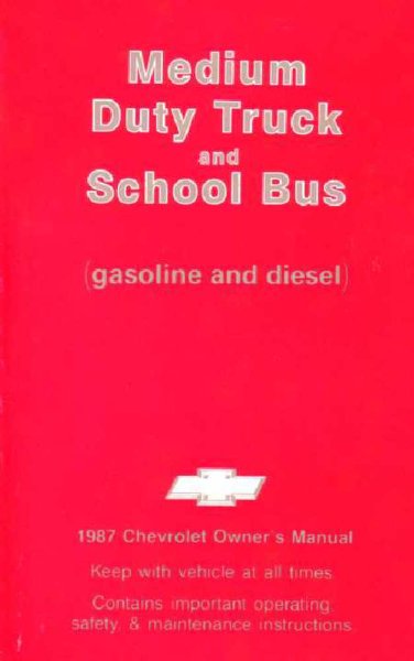 1987 GMC Medium Duty Truck Owner's Manual