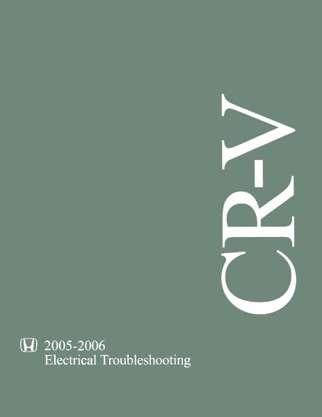 2005–2006 Honda CR-V Factory Shop Service Manual