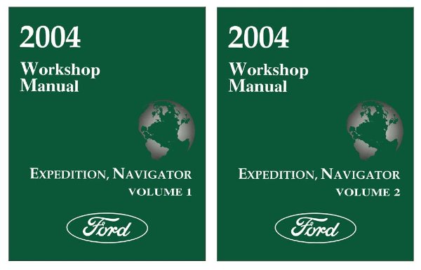 2004 Ford Truck Expedition, Navigator Factory Shop Service Manual