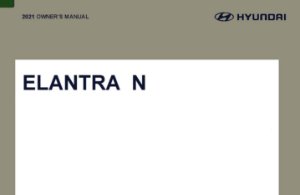 2021 Hyundai Elantra N Line Owner's Manual