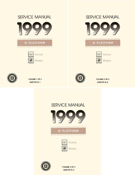 1999 Buick Riviera, Aurora Factory Shop Service Manual