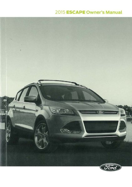2015 Ford Escape Owner's Manual