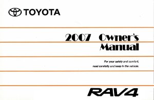 2007 Toyota Rav4 Owner's Manual