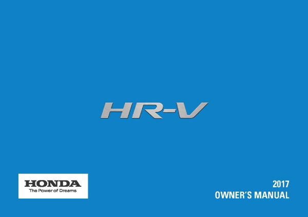 2017 Honda HR-V Owner's Manual