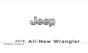 2019 Jeep Wrangler Owner's Manual