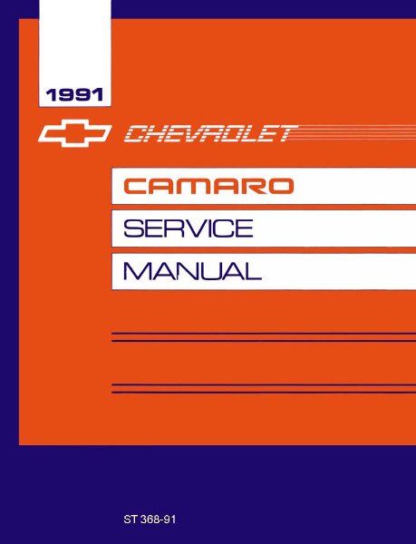 1991 Chevrolet Camaro Factory Shop Service Manual