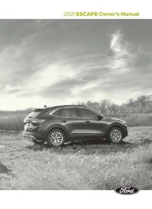 2021 Ford Escape Owner's Manual