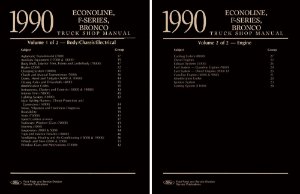 1990 Ford Truck F-150, F-250, F-350, Econoline Factory Shop Service Manual