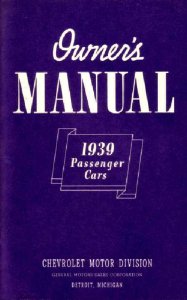 1939 Chevrolet All Models Owner's Manual