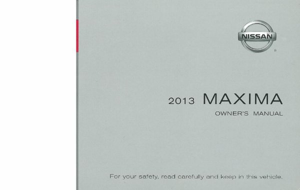 2013 Nissan Maxima Owner's Manual