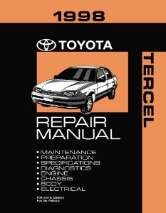 1998 Toyota Tercel Factory Shop Service Manual