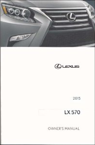 2015 Lexus LX 570 Owner's Manual