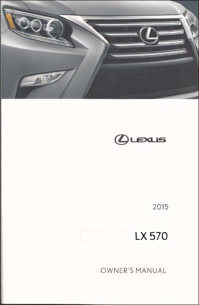 2015 Lexus LX 570 Owner's Manual