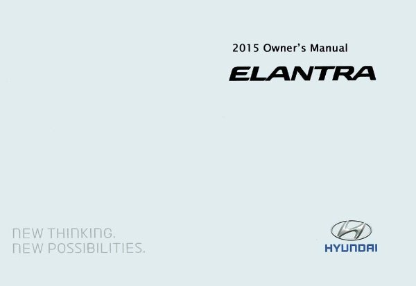 2015 Hyundai Elantra Owner's Manual