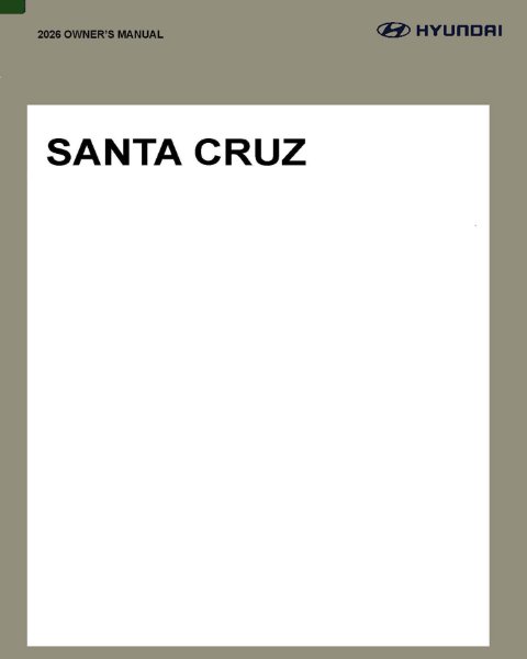 2026 Hyundai Santa Cruze Owner's Manual