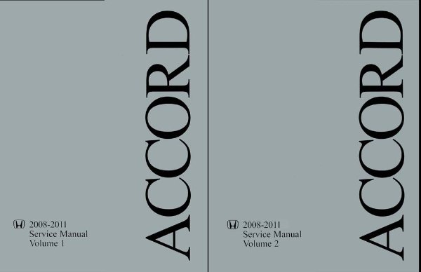 2008–2011 Honda Accord - 4 CYL ONLY Factory Shop Service Manual