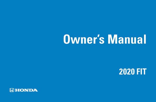 2020 Honda Fit Owner's Manual