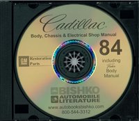 1984 CADILLAC Full Line Body, Chassis & Electrical Service Manual sample image