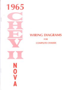 1965 Chevrolet Chevy II, Nova Wiring Diagrams Manual