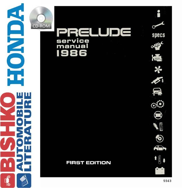 1986 Honda Prelude Factory Shop Service Manual