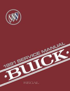 1991 Buick Regal Factory Shop Service Manual
