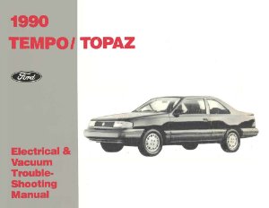 1990 Ford Tempo, Topaz Wiring Diagrams Manual