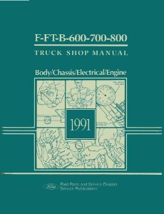 1991 Ford Heavy Duty Truck Factory Shop Service Manual