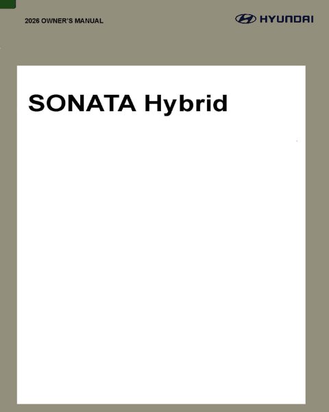 2026 Hyundai Sonata Hybrid Owner's Manual