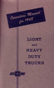 1948 Chevrolet All Models Owner's Manual
