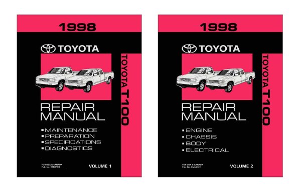 1998 Toyota T100 Factory Shop Service Manual