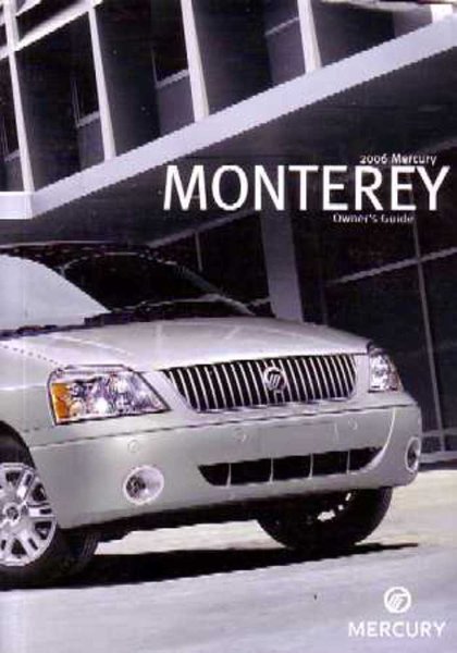 2006 Mercury Monterey Owner's Manual