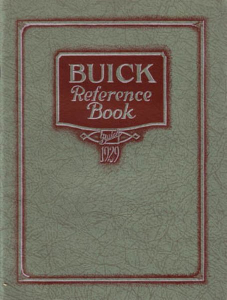 1929 Buick All Models Owner's Manual