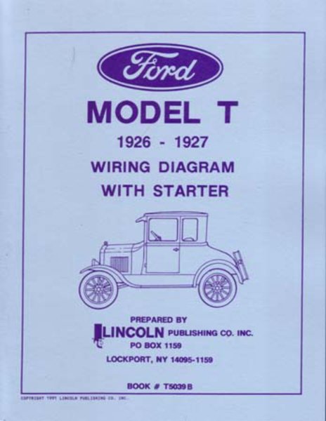 1926–1927 Ford T Wiring Diagrams Manual