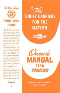 1946 Chevrolet Pickup Owner's Manual