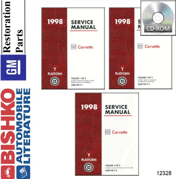 1998 Chevrolet Corvette Factory Shop Service Manual