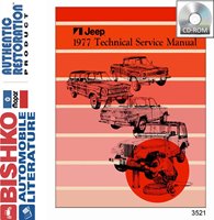 1977 JEEP Body, Chassis & Electrical Service Manual sample image